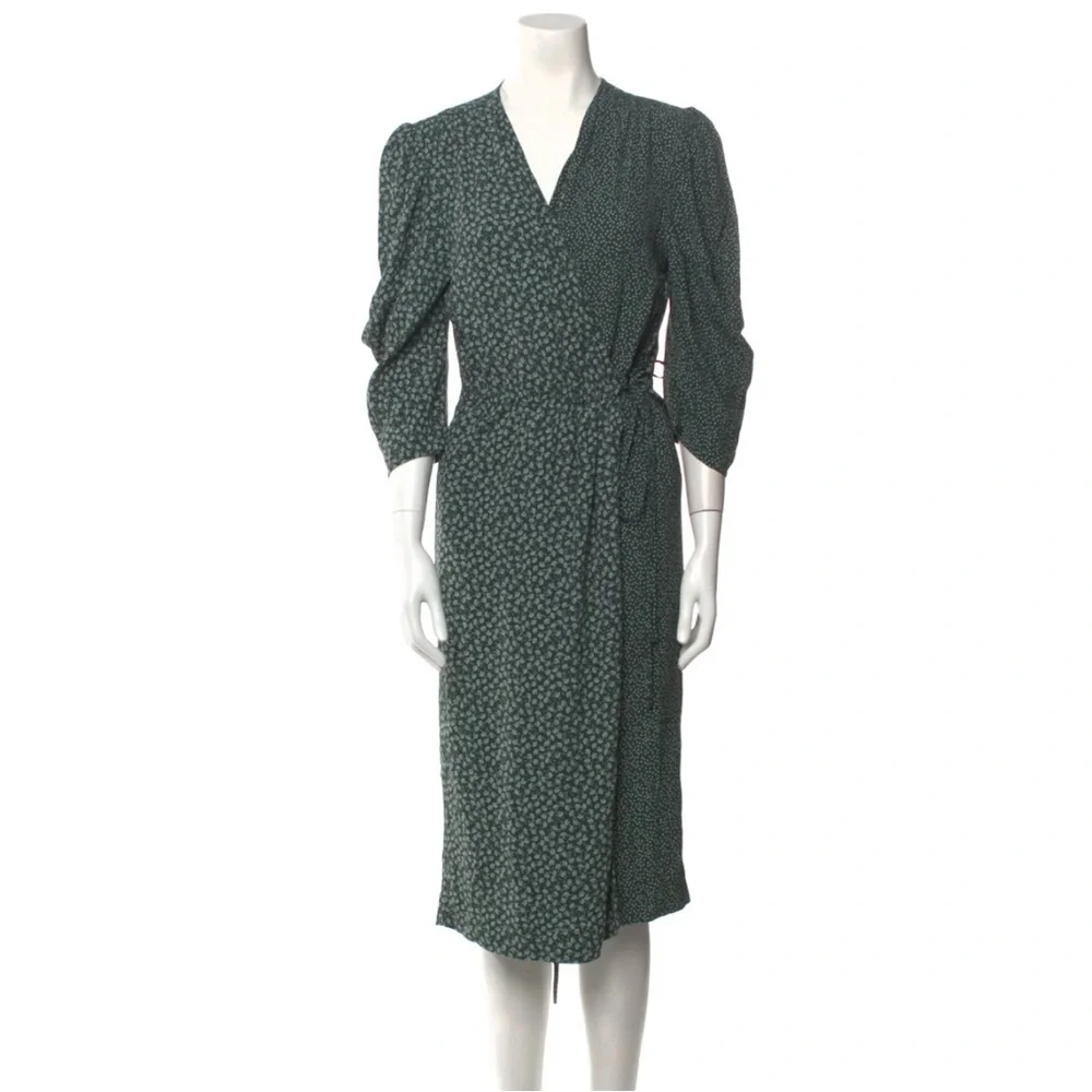 See By Chloe Dark Green Midi Dress - Picture 3 of 11